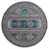 Zahara Handmade Wool Chevron and Geometric Area Rug