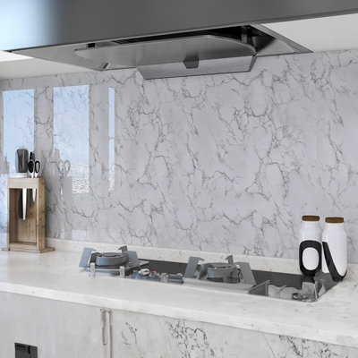 Self-Adhesive PVC Wallpaper with Marble Effect