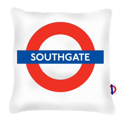 Southgate Tube Station London Transport Cushion