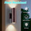 Modern Crimson Round  LED Waterproof Aluminum Outdoor Wall Light