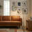 Leaf 53 in. Industrial Vintage Gold Floor Lamp with Metal Shade and 3-Way Dimming Options, Integrated LED-2686922