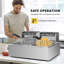 Commercial 20.7 Qt 2 Basket Deep Fryer with Timer