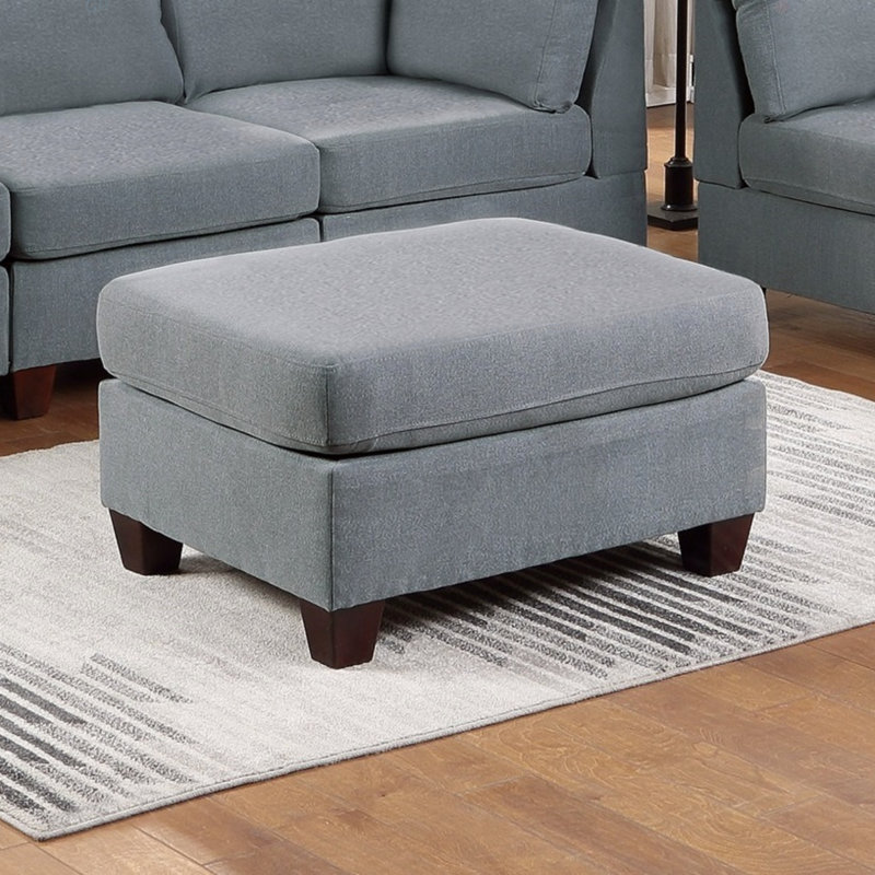 Repose-pieds de salon en tissu 1 pièce