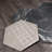 Elegance Hexagon 7.7 in. x 8.9 in. Matte Porcelain Marble look Floor and Wall Tile-56390499