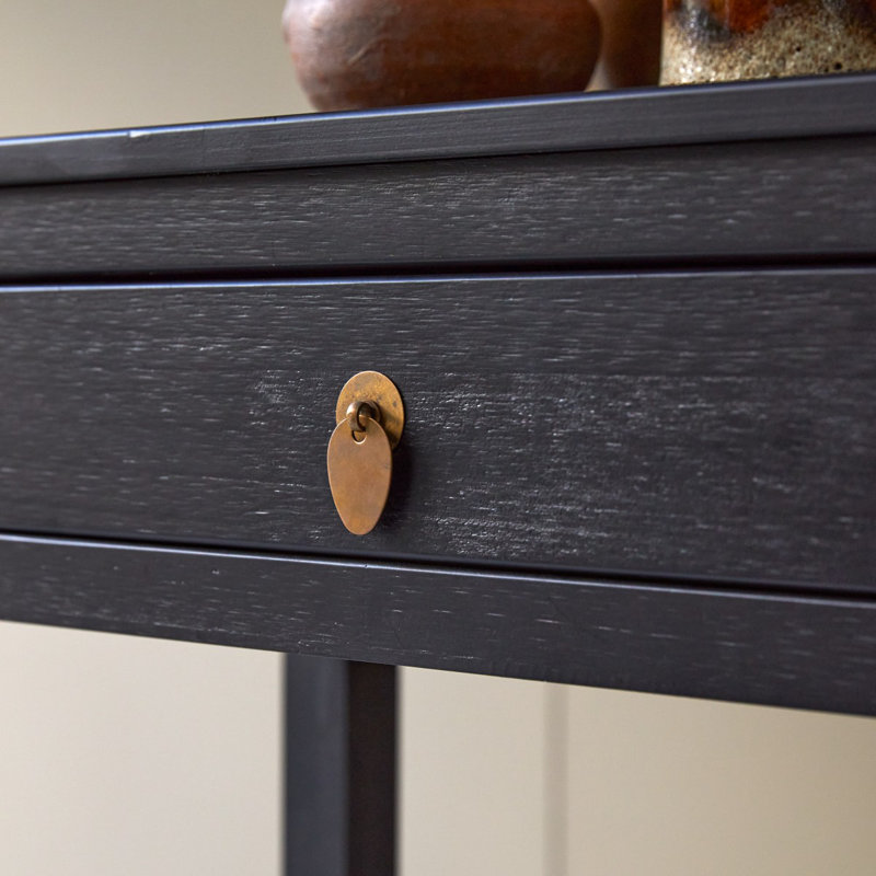 Zenaka 47.24'' W Solid Wood Console Table