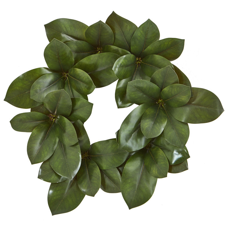 Couronne de polyester 22 po leaf
