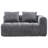 Minimalist modular sofa in premium wrinkle-resistant display fabric with ergonomic design-81737654