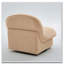 Fauteuil d'appoint pivotant en velours-120243520