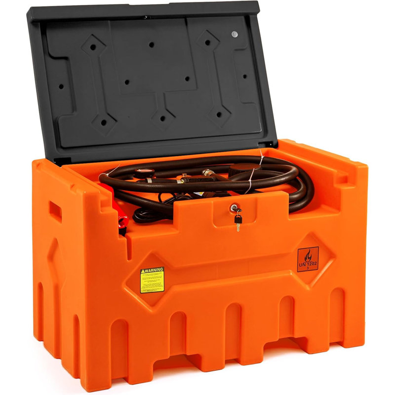 Réservoir de transfert de carburant portatif 52 gallons, Orange