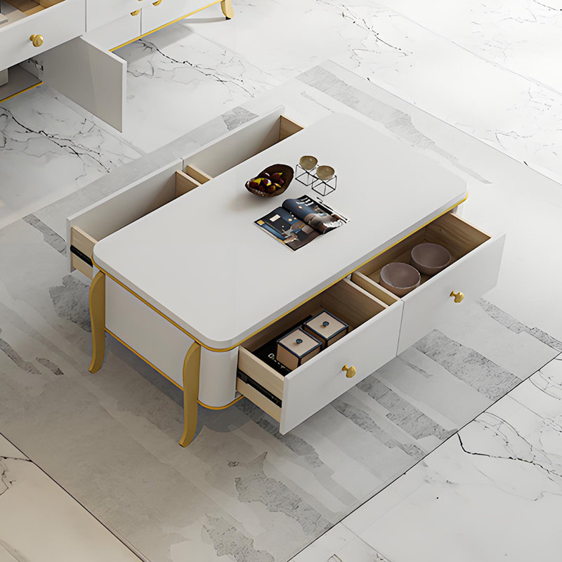 Table basse de luxe en bois massif