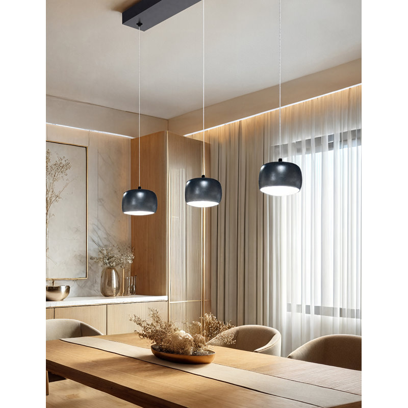 Lockport 3-Light Integrated LED Pendant 