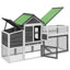 Vinton Chicken Coop with Chicken Run-1046682936