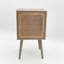 40cm W Solid + Manufactured Wood Bedside Table