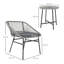 2 - Person Patio Dining Set Table,