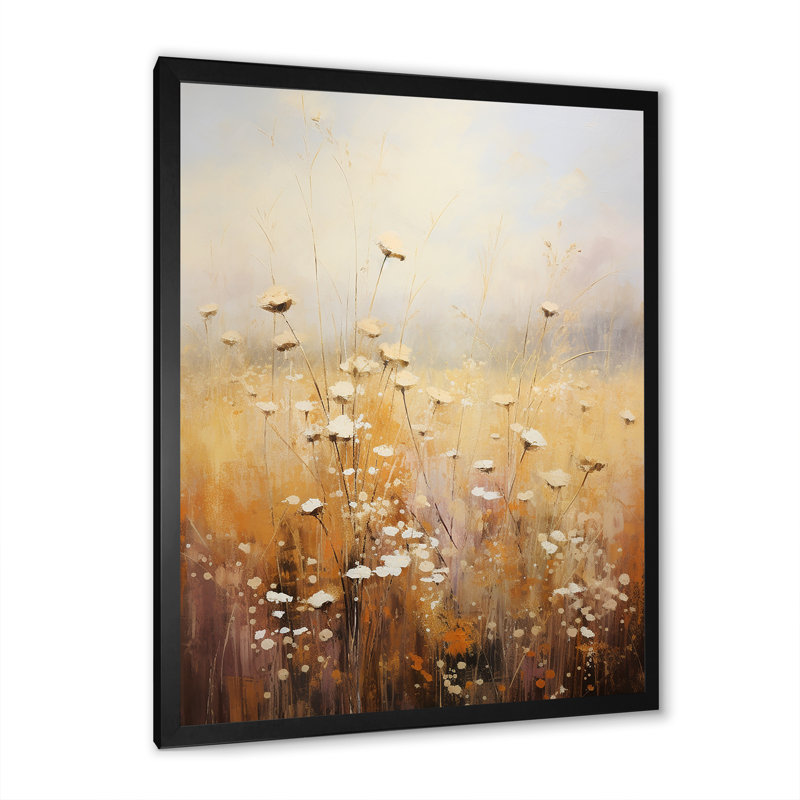 «Meadow Of Dreams II» sur toile, Cadre simple noir, H 32 po x l 24 po x P 1 po