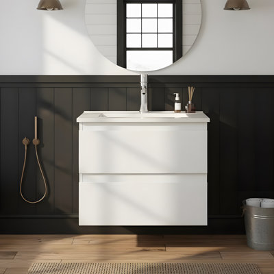 Meuble-lavabo de salle de bain avec lavabo