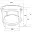 Table de bout Isbell