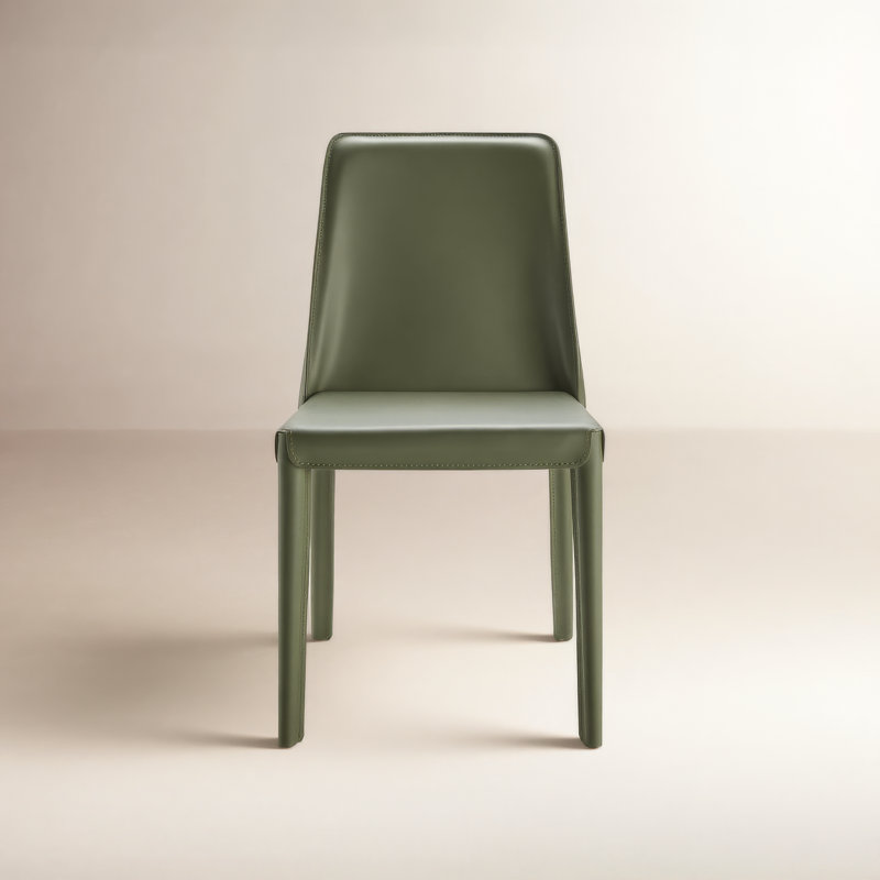 Rockport Modern Dining Chair, Dark Green