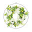 22" Spring Wreath with Hydrangeas and Lemons