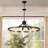 32" Rustic Industrial Chandelier