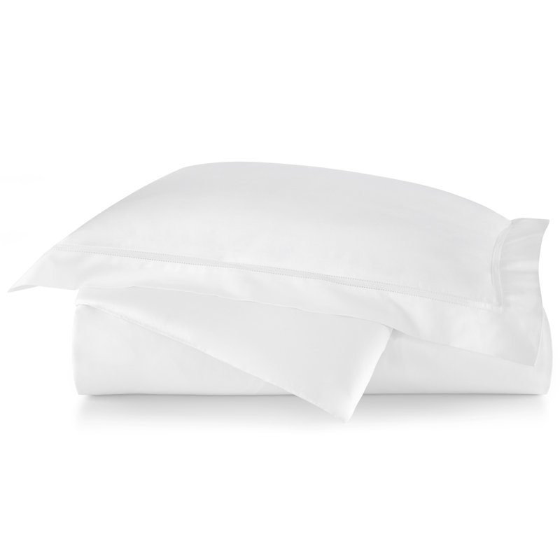 Lyric 100% Cotton Duvet Cover, King Duvet Cover, White