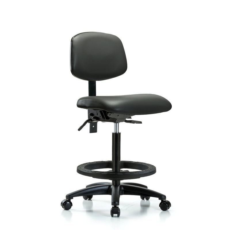 Chaise de travail ergonomique Lanice, Roulettes, Non, Carbone