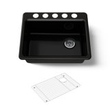 Riverby 27" Undermount Single-Bowl Workstation Kitchen Sink