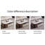 Table basse rétractable en microfibre