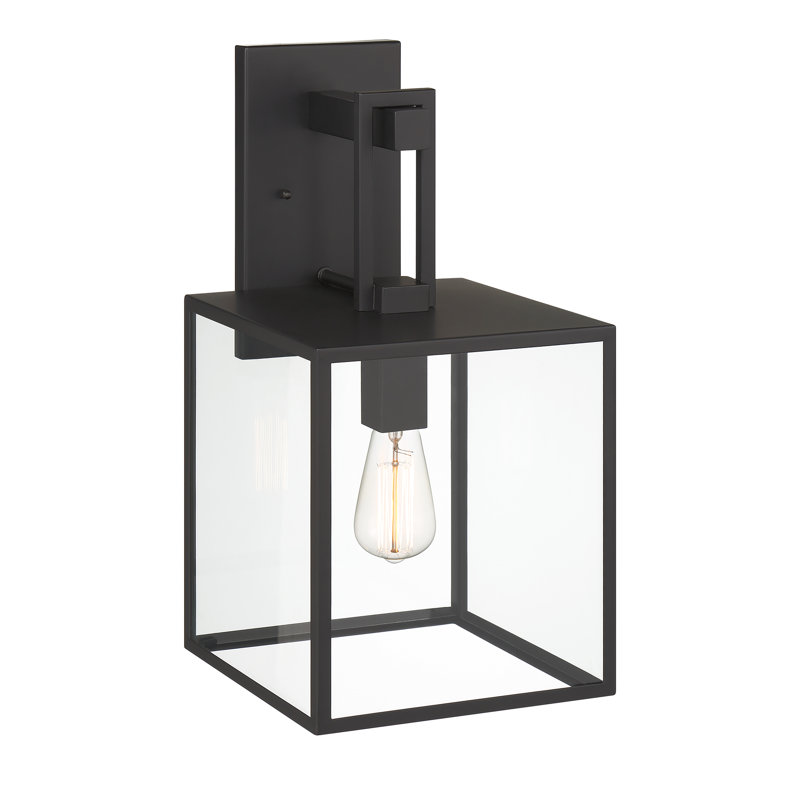 Steel Wall Light, 18.75" H x 9.75" W x 10.5" D