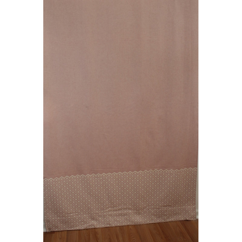 CAROLINE TAB PANEL, L 50 po x L 63 po, Rose