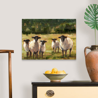 " Sheep Family I " by Ethan Harper Painting Print