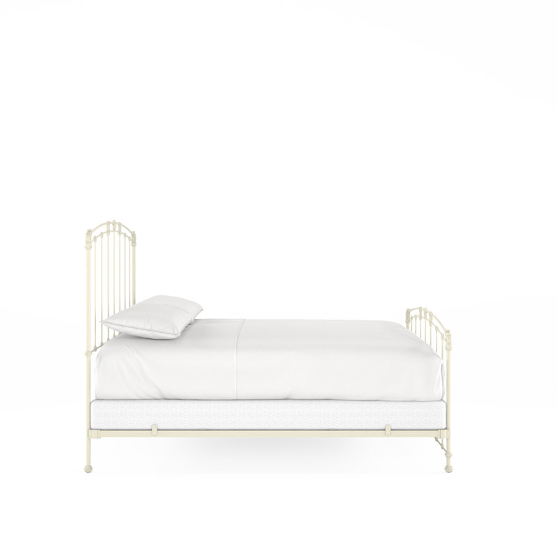 162 Cottage Bed | Complete Standard, King, Gloss Off-White