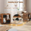 Table d'appoint moderne avec roulettes-2099374729