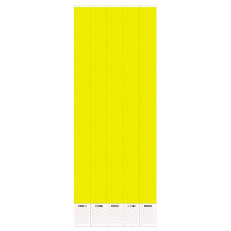 Poignets de couleur unie, Jaune