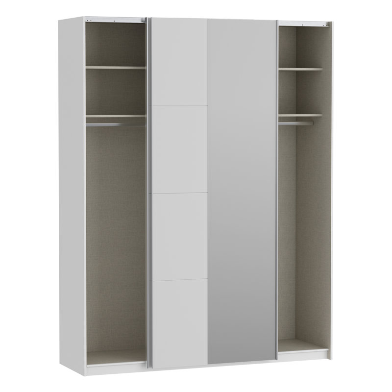 Taqwa 2 Door Manufactured Wood Wardrobe