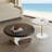 Creative round minimalist coffee table