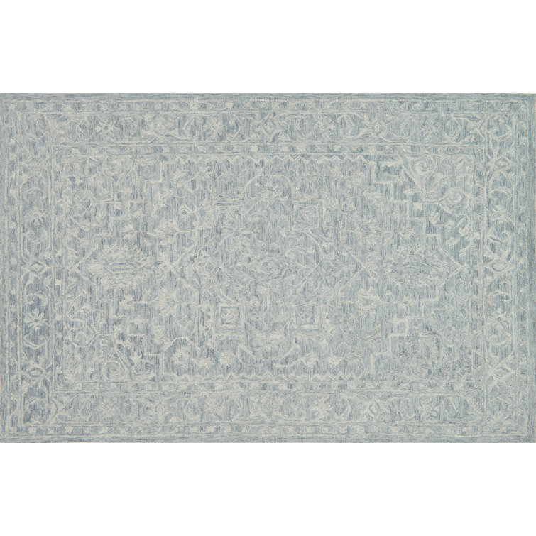 Tapis en laine crocheté à la main Darryl