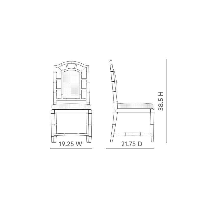 Delia Upholstered Dining Chair, Vanilla