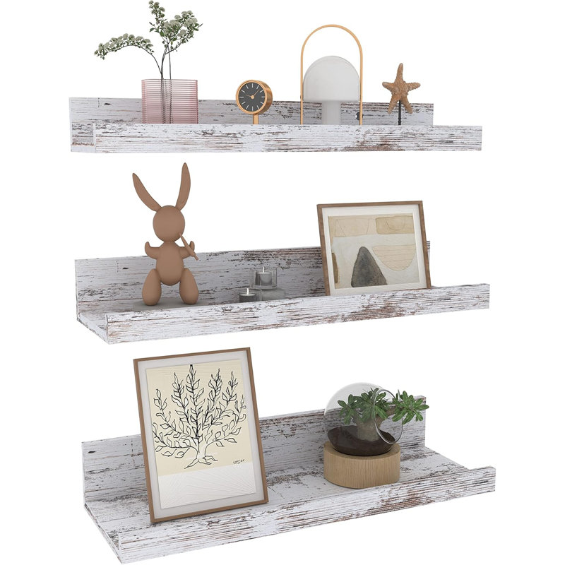 Floating Shelf, Rustic Gray
