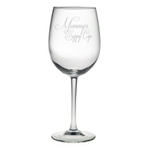 Happy First Mother's Day Father's Set of 2 Wine Glasses Personalized K–  Stocking Factory