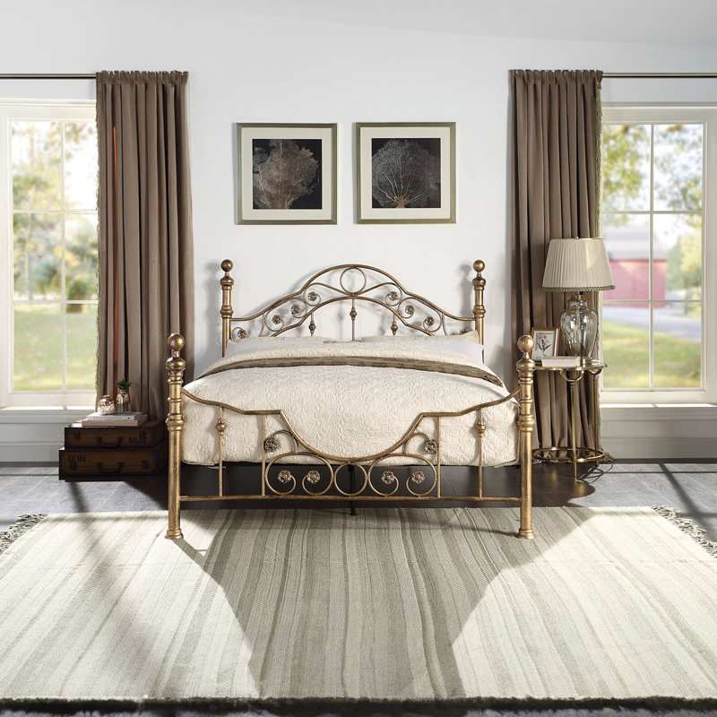 Viviana Metal Bed, Double (4'6)