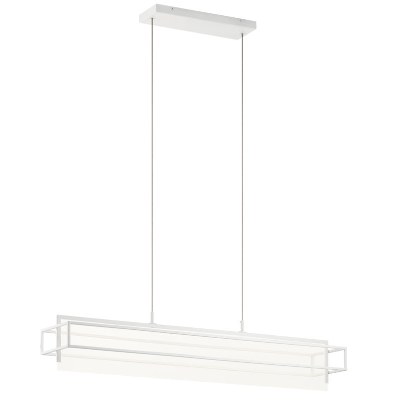1 - Light White LED Unique/Statement Pendant