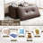 Faux Leather Ottoman-330047597