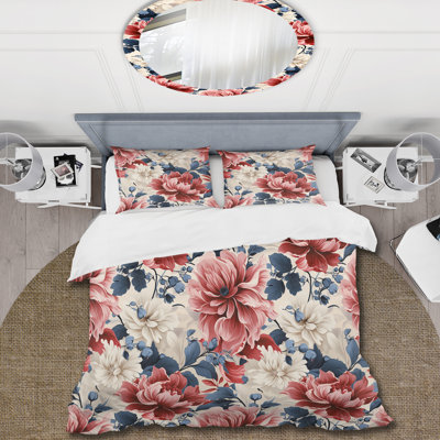 Literie à motif floral français I