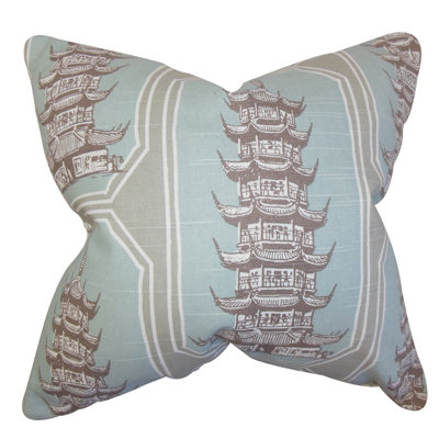 Chakra Linen Square Pillow Cover & Insert