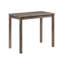 Ensemble de table bistro 3 pièces l 42 po avec tabourets en lin blanc crème touffeté