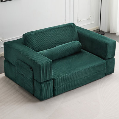 Canapé de jeu modulaire pliable avec design de château (siège latéral)