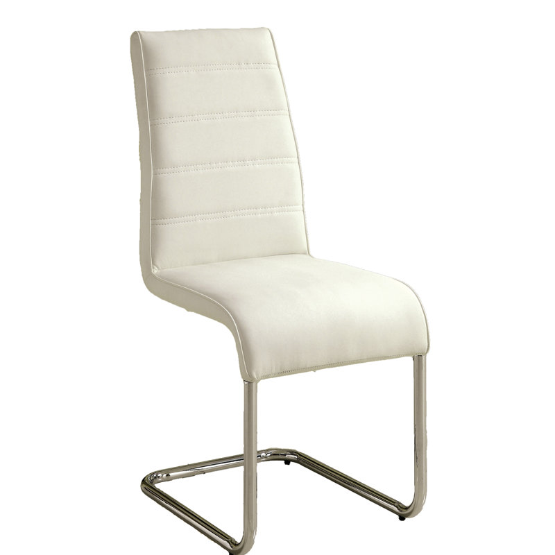 Coetta Tufted  Side Chair, White
