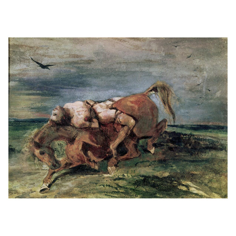 Mazeppa by Eugène Delacroix - Giclee Print, 22" H x 28" W