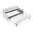 Twin Size Upholstery Daybed With Twin Size Erectable Trundle And Usb Charging Design, Day Bed-1425985939
